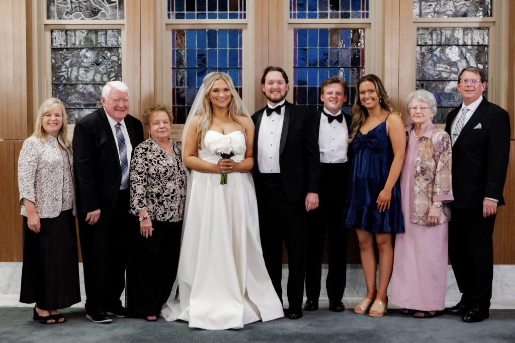 Leslie Family Wedding Photo